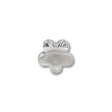 8mm Swarovski 5744 Flower Beads - Crystal - Pack of 10