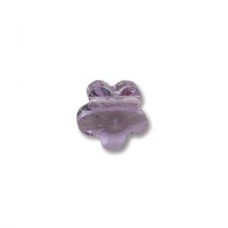 8mm Swarovski 5744 Crystal Flower Beads - Violet