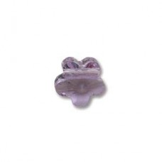 8mm Swarovski 5744 Crystal Flower Beads - Violet - Pack of 14