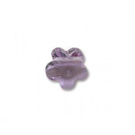 8mm Swarovski 5744 Crystal Flower Beads - Violet