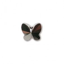 8mm Swarovski Crystal Butterfly - Crystal Light Metallic Gold - Pack of 2