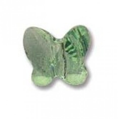 8mm Peridot Swarovski Crystal Butterfly Beads