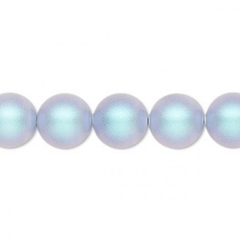 10mm Swarovski Crystal Pearls - Iridescent Light Blue