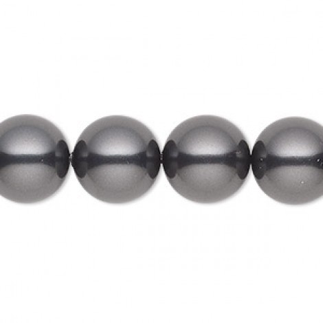 12mm Swarovski Crystal Pearls - Black