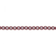 3mm Swarovski Crystal Pearls - Iridescent Red