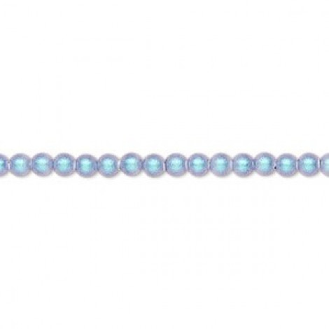 3mm Crystal Passions Crystal Pearls - Iridescent Light Blue