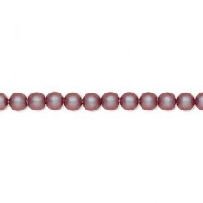 4mm Swarovski Crystal Pearls - Iridescent Red