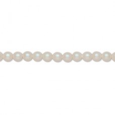 4mm Crystal Passions® Crystal Pearls - Pearlescent White