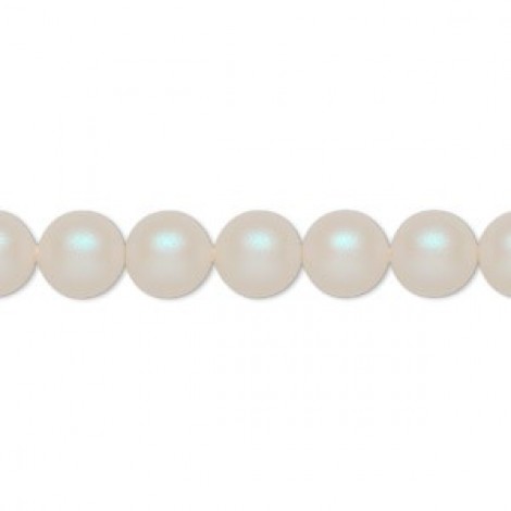 8mm Crystal Passions® Crystal Pearls - Pearlescent White