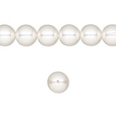 8mm Crystal Passions® 5810 Crystal Pearls - White