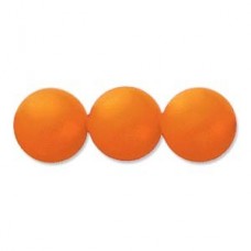 12mm Swarovski Crystal Pearls - Neon Orange