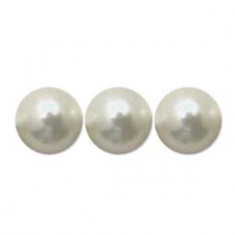 12mm Swarovski Crystal Pearls - Cream Rose Light
