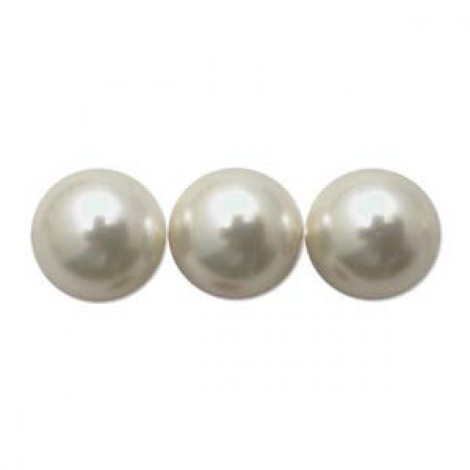 6mm Crystal Passions® Crystal Pearls - Cream Rose Light