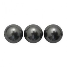 12mm Swarovski Crystal Pearls - Dark Grey