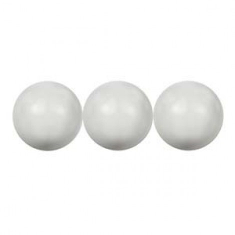 6mm Swarovski Crystal Pearls - Pastel Grey