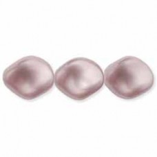 9x8mm Swarovski Crystal Wave Pearls - Powder Rose Pearl