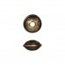 10x6mm TierraCast Western Bead - Brass Oxide - Each