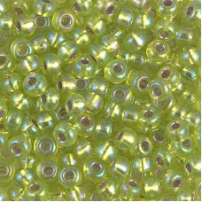 6/0 Miyuki Seed Beads - Silverlined Chartreuse AB - 20gm
