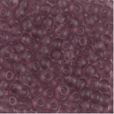 6/0 Miyuki Seed Beads - Matte Transparent Smoky Amethyst - 20gm