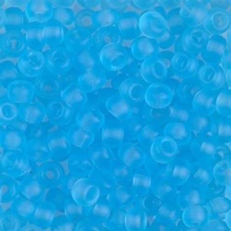 6/0 Miyuki Seed Beads - Matte Transparent Aqua