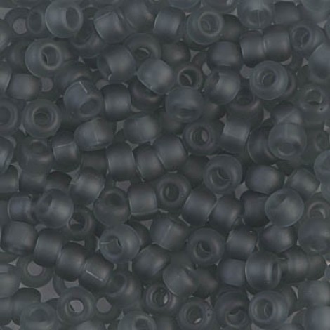 6/0 Miyuki Seed Beads - Matte Transparent Grey - 20gm 6/0 Miyuki Seed Beads - Matte Transparent Grey - 20gm
