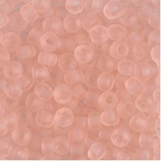 6/0 Miyuki Seed Beads - Transp Matte Light Tea Rose - 20gm