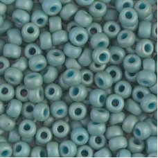 6/0 Miyuki Seed Beads - Matte Opaque Seafoam Luster - 20gm