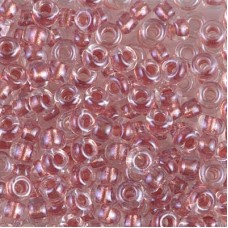 6/0 Miyuki Seed Beads - Sparkling Ant Rose Lined Crystal
