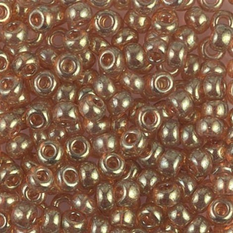 6/0 Miyuki Seed Beads - Topaz Gold Luster