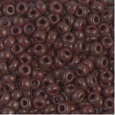 6/0 Miyuki Seed Beads - Opaque Chocolate - 20gm