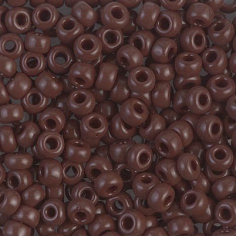 6/0 Miyuki Seed Beads - Opaque Chocolate - 20gm