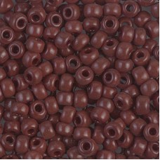 6/0 Miyuki Seed Beads - Opaque Red Brown - 20gm