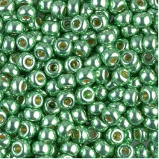 6/0 Miyuki Duracoat Seed Beads - Galvanised Mint Green - 12.5gm