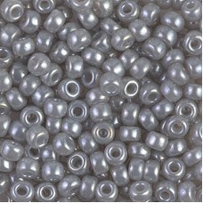 6/0 Miyuki Seed Beads - Silver Grey Ceylon - 20gm