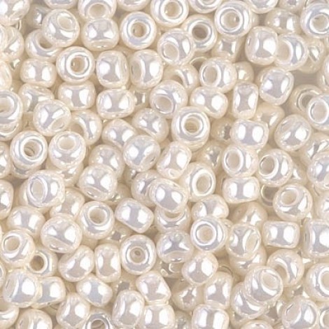 6/0 Miyuki Seed Beads - Antique Ivory Pearl Ceylon - 250gm Factory Pack