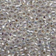 6/0 Miyuki Seed Beads - Silverlined Crystal AB - 20gm