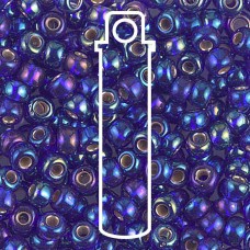 6/0 Miyuki Seed Beads - Silver Lined Cobalt AB - 12.5gm