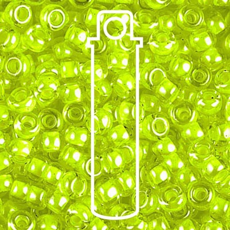 6/0 Miyuki Seed Beads - Luminous Limeade - 20gm 6/0 Miyuki Seed Beads - Luminous Limeade - 20gm