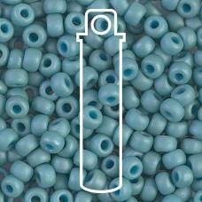 6/0 Miyuki Seed Beads - Matte Metallic Turquoise - 20gm