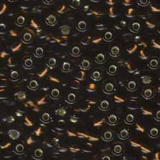 6/0 Miyuki Seed Beads - Silver Lined Root Beer - 12.5gm