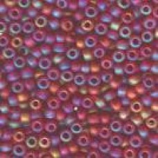 6/0 Miyuki Seed Beads - Matte Transparent Ruby AB - 12.5gm