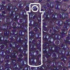 6/0 Miyuki Seed Beads - Dark Violet Lined Amethyst - 20gm