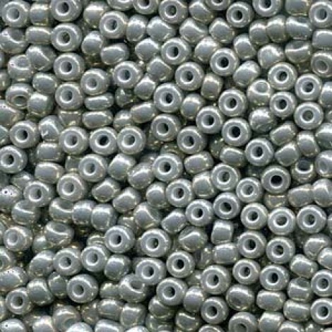 6/0 Miyuki Seed Beads - Galvanised Gray Luster - 100gm Factory Pack