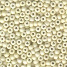 6/0 Miyuki Seed Beads - Matte Opaque Cream - 20gm