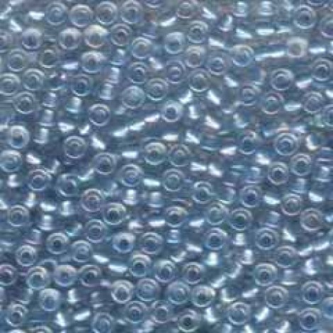 6/0 Miyuki Seed Beads - Sparkling Sky Blued Lined Crystal AB - 20gm