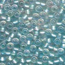 6/0 Miyuki Seed Beads - Pearlised Crystal AB/Light Aqua