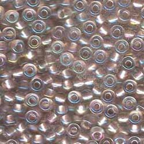 6/0 Miyuki Seed Beads - Pearlised Crystal/Blush - 20gm