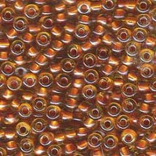 6/0 Miyuki Seed Beads - Pearlised Light Amber/Copper - 20gm