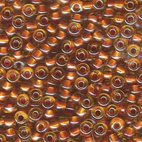 6/0 Miyuki Seed Beads - Pearlised Light Amber/Copper - 250gm Factory Pack