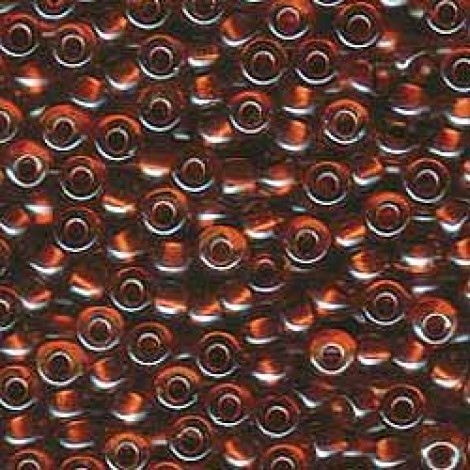 6/0 Miyuki Seed Beads - Pearlised Amber/Copper